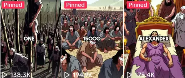 Resultados do canal no TikTok
